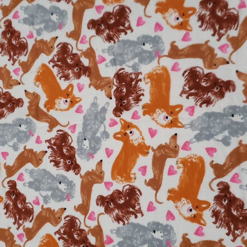 Homemade baby receiving blanket